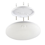 LED Ceiling Lamp 1600 lumens - 18W - Warm white 3000K - Motion sensor - IP54 - Ø30cm