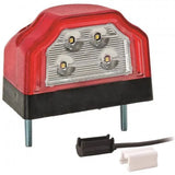 LED license plate light | 12-36V | 1.5mm.2 connector | M10KV-120R