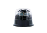 LED R65 Rundumleuchte, gelb/transparent, 12/24V, 3-Schraubenbefestigung, einzeln | D14752