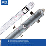 LED's Light Complete LED TL lamp met LED buis 120 cm - Binnen en buiten - 2130 lm - 1x11,5W - 4000K