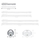 LED's Light LED TL armatuur 60 cm compleet met LED TL buis - 1080lm - 9W - 4000K