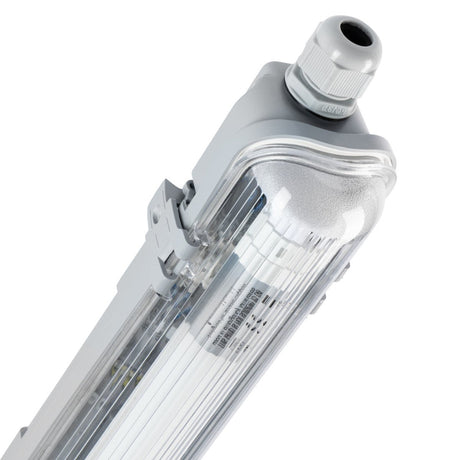 Feuchtigkeitsbeständige LED-Leuchte, 900 Lumen, 9 W, Kaltweiß (4000 K), Schutzart IP65, 60 cm, 4 Stück