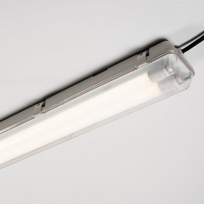 Réglette LED étanche avec capteur 120cm 4200 lumens - 28W - Blanc froid 4000K - IP65 - 2 pièces