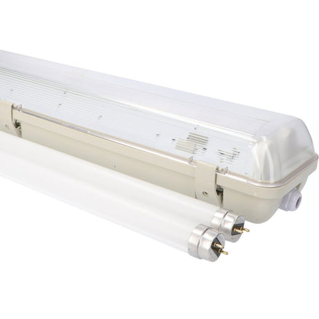 LED Vochtbestendig Armatuur met Sensor 120cm 4200 Lumen - 28W - Koelwit 4000K - IP65 - 2 stuks