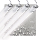 4 PACK - LED's Light TL Licht balk 120 cm - Geschikt voor alle binnen en vochtige ruimtes - 18W - IP65