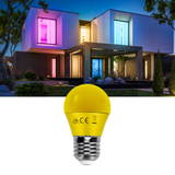 G45 kogellamp 5 stuks | E27 LED lamp 4W=30W gloeilamp | geel licht