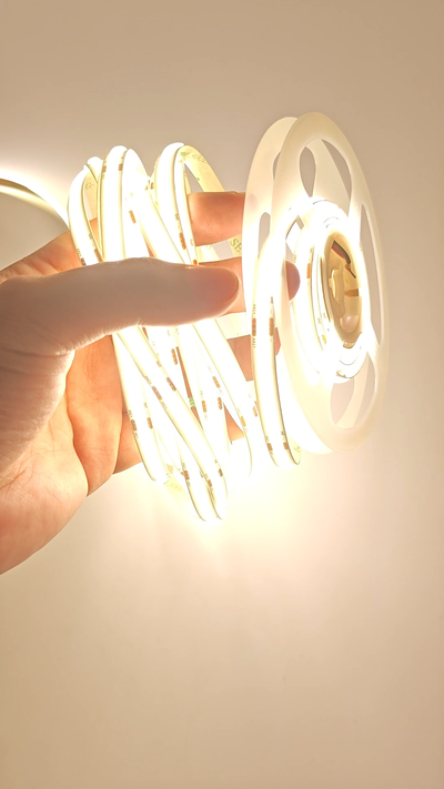 COB LEDstrip warmwit 2700K 5 meter, 24V DC, 8W/m