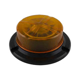 LED-Rundumleuchte mit niedrigem Sockel, gelb | 3-Schrauben-Montage | 12–24 V | R65 | LPBR65A