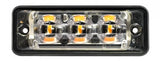 LED Flasher 3 LEDs | Ultra-flat slimline | blue | 10-30V | SSLED3DVB