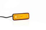 LED-Begrenzungsleuchte gelb | 12-24 V | 50 cm Kabel | 1,5 mm² Stecker | MV-2910A