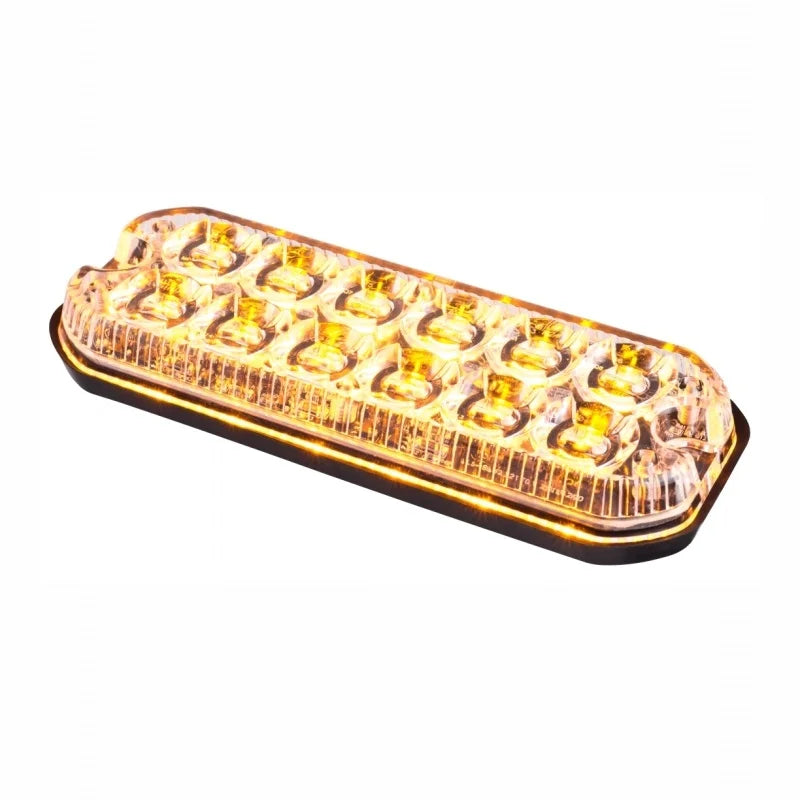 LED R65 heavy duty flash 12-LED | amber | 12-24v | HDR6512DVA