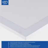 LED-Panel 60 x 60 cm – 40 W – 4000 Lumen – Kaltweiß 4000 K – Inkl. Treiber – 4er-Pack