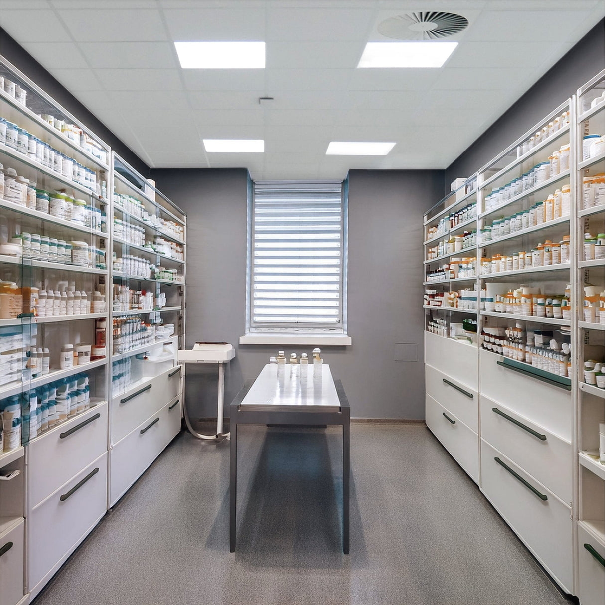 LED-Panel 60 x 60 cm – 40 W – 4000 Lumen – Kaltweiß 4000 K – Inkl. Treiber – 4er-Pack