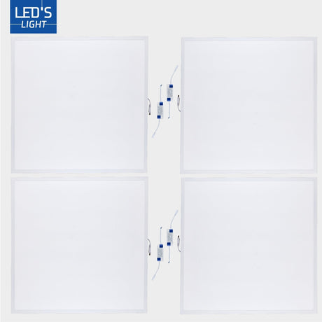LED Paneel 60x60 cm - 40W - 4000 Lumen - Koelwit 4000K - Inclusief Driver - 4 Stuks