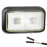 LED-Begrenzungsleuchte weiß | 12-24V | 2-poliger Stecker | 58WME2P