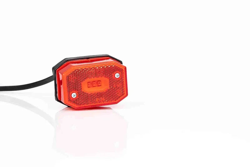 Rote LED-Begrenzungsleuchte | 12-24V | 50cm Kabel | MV-2700R