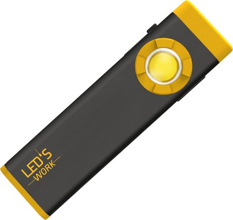 LED's Work – wiederaufladbare LED-Mini-Taschenlampe mit 3 Leuchtmodi (100, 500 und 700 Lumen)