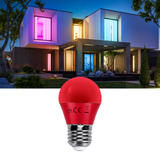 G45 ball bulb red | E27 LED lamp 4W=30W incandescent lamp | 230V