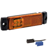 LED marker light amber | 12-36v | 0.75mm². connector | 1.5m cable | M10MV-193A150