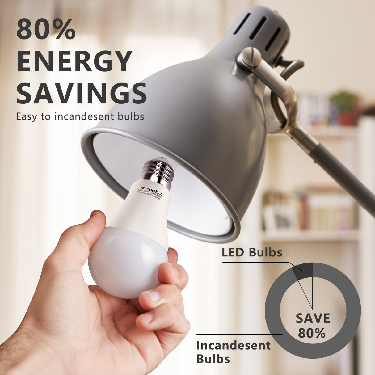 Light bulb E27 | LED 12W~100W halogen replacement | Daylight white 6400K 984Lm | 5 pieces | 230V