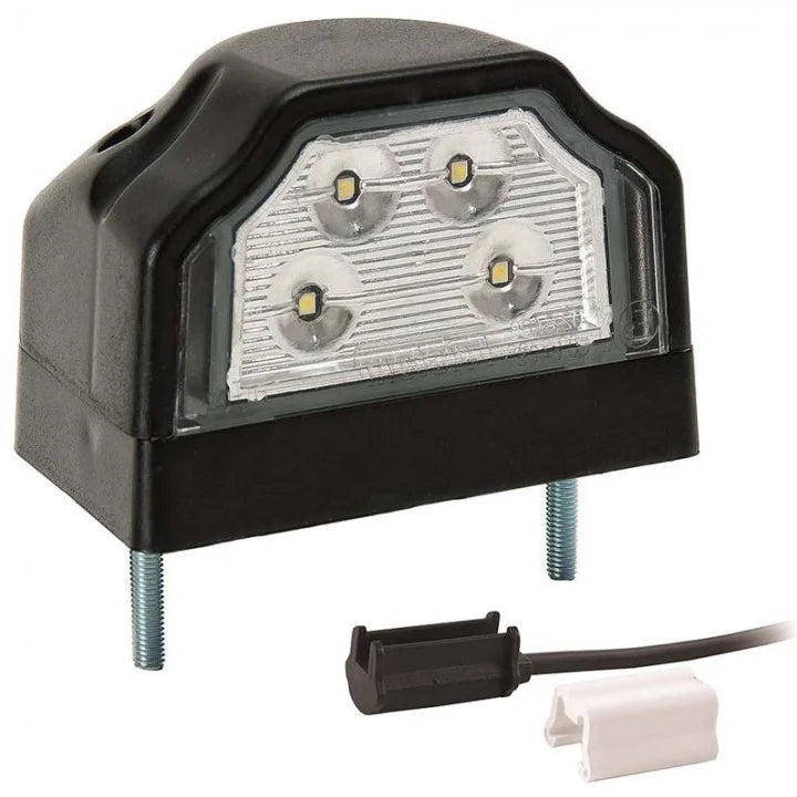 LED Kennzeichenleuchte | 12-36V | mit 1,5mm2 Stecker | M10KV-120