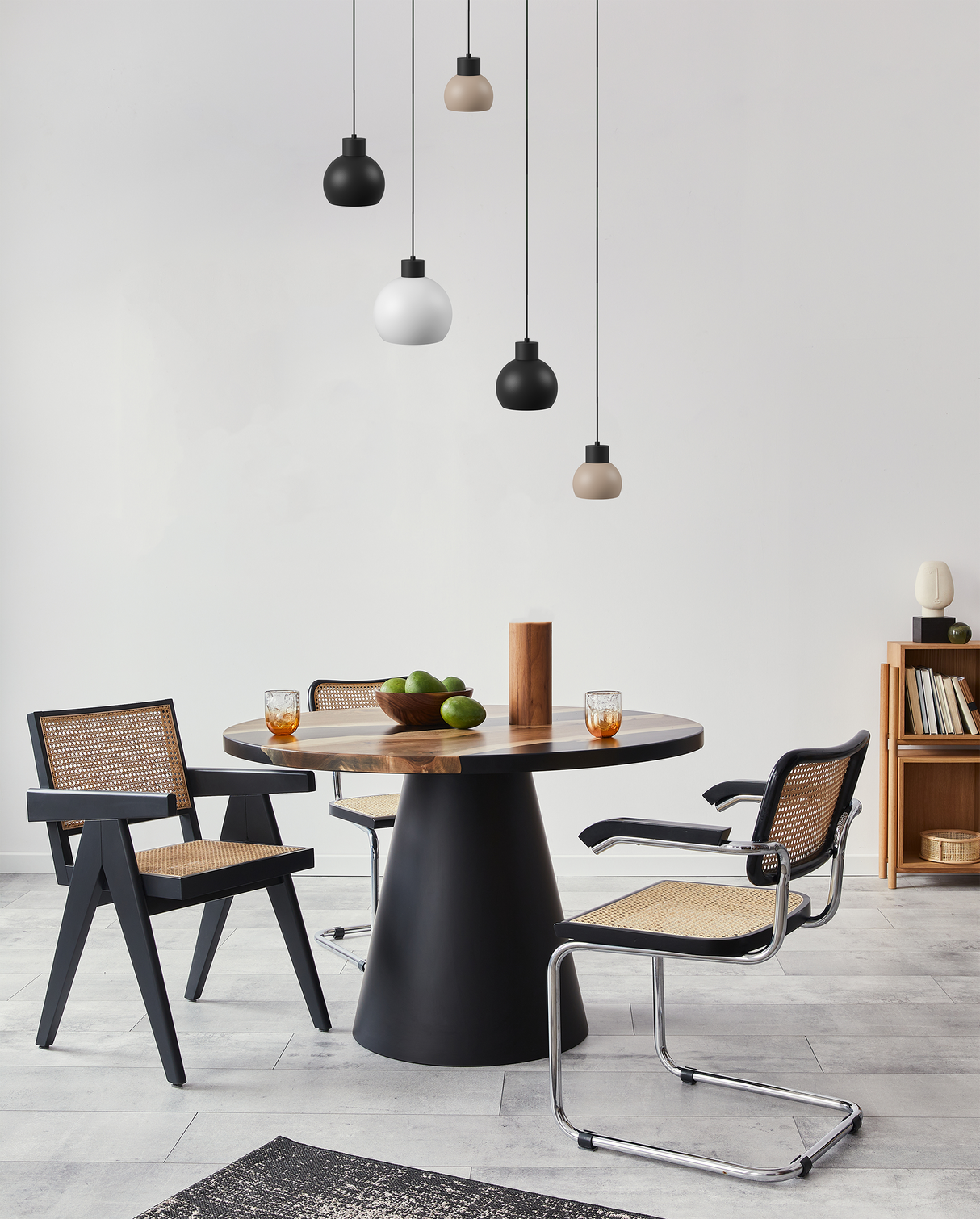 Switch 5L - Cappuccino - Pendelleuchte - 11 Farben, 12 Schirme