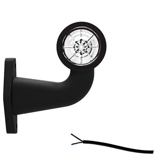 Links | LED-Breitenleuchte mit abgewinkeltem Griff | 12-36V | 20cm Kabel | M10BV-401RW