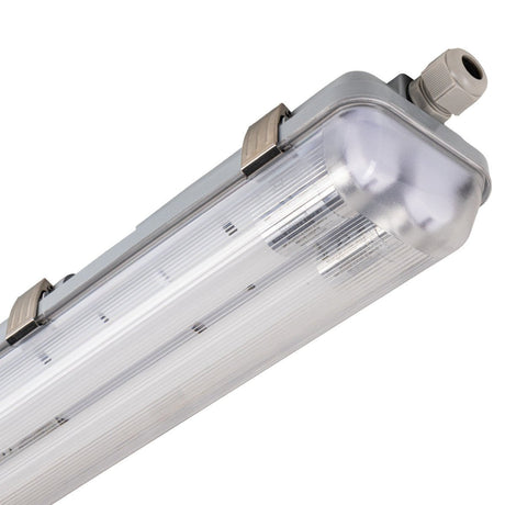 Doppelte, feuchtigkeitsbeständige LED-Leuchte, 6120 Lumen – 33 W – Kaltweiß 4000 K – Schutzart IP65 – IK08 – 150 cm – 2 Stück