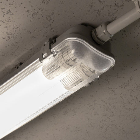 LED Vochtbestendig armatuur 1800 lumen - 18W - Koelwit 4000K - IP65 - Dubbel - 60cm - 2 stuks