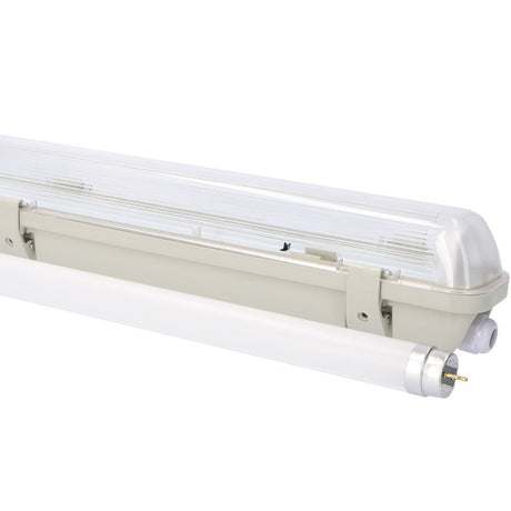 LED-Leuchte TL, 2100 Lumen, 14 W, Kaltweiß, Bewegungsmelder, IP65 wasserdicht, 120 cm, 2er-Pack