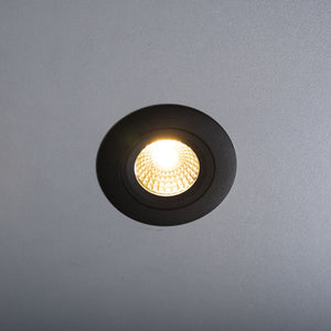 LED's Light Pro LED Recessed Spotlight Black - DimToWarm - Ø 68mm - Tiltable - Warm white light - CRI95 - Dimmable