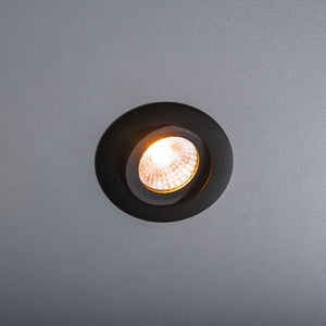 6er-Pack – LEDs Light Pro LED-Einbaustrahler Schwarz – DimToWarm – Ø 68 mm – Schwenkbar – Warmweißes Licht – CRI95 – Dimmbar
