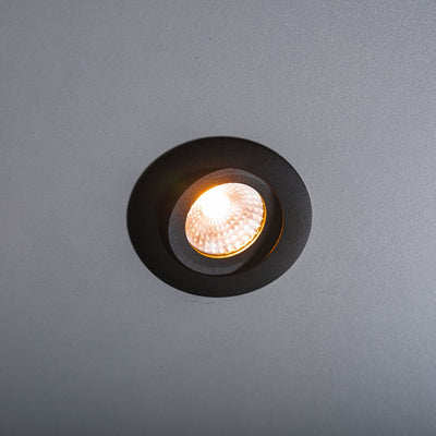 Spot LED encastrable 350 lumens - 5,5W - DimToWarm 2700-2000K - Ø68mm - Orientable - Variable - CRI95 - IP44 - 3 pièces