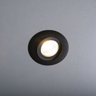 LED's Light Pro LED Inbouwspot Zwart - DimToWarm - Ø 68mm - Kantelbaar - Warm wit licht - CRI95- Dimbaar