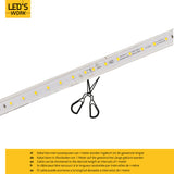 LED's Work LED-Lichterkette 50 Meter Baubeleuchtung - Ausziehbar bis 100 Meter - 40.000 lm