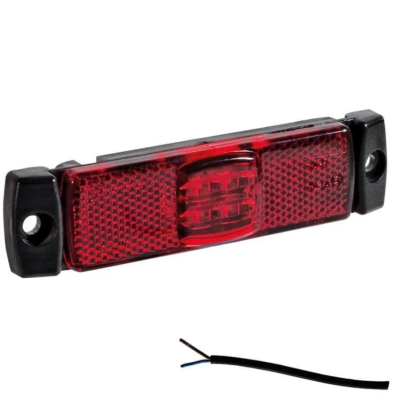 Rote LED-Begrenzungsleuchte | 12-24V | 50cm Kabel |