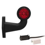 Rechts | LED-Positionsleuchte mit abgewinkeltem Griff | 12-36V | 1,5mm² Stecker | M10BV-422RW