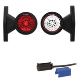 LED position light with short handle | 12-24V | 0.75mm² connector | M10BV-110RW