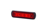 Rote LED-Begrenzungsleuchte | 12-24V | 50cm Kabel | MV-5200R