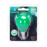 G45 ball bulb 5 pieces | E14 LED lamp 4W=30W incandescent lamp | green light