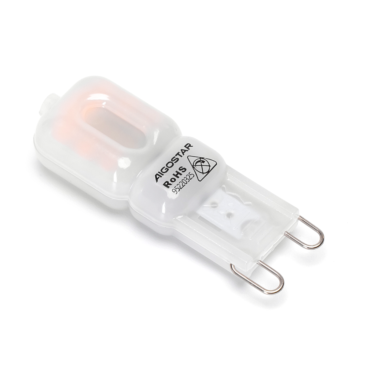 G9 bulb 2 pieces - LED 2W~170Lm=18W traditional lighting - warm white 3000K - 230 Volt