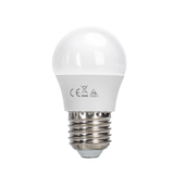 Sphere lamp 5 pieces cool white - large fitting | E27 LED lamp 6W~510Lm=42W traditional lighting | 4000K - 230V