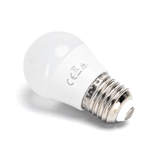 Kogellamp 5 stuks koelwit - grote fitting | E27 LED lamp 6W~510Lm=42W traditionele verlichting | 4000K - 230V