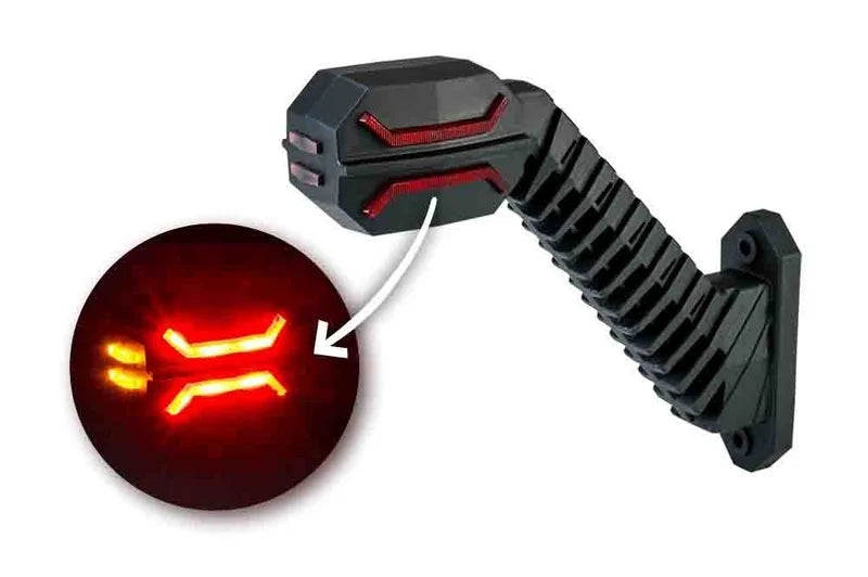 LED Breitenleuchte links 12-24v | MB-6001RWA