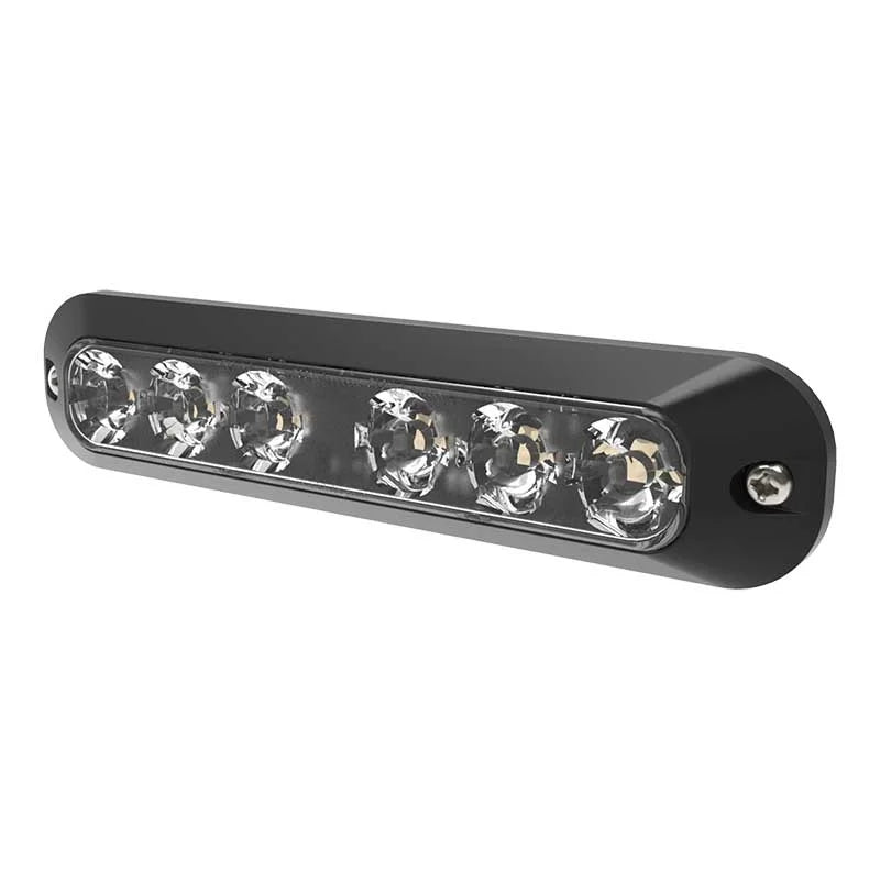 LED-Blitz 6-LED | R65 | bernsteinfarben | 12-24 V | ED3705A 