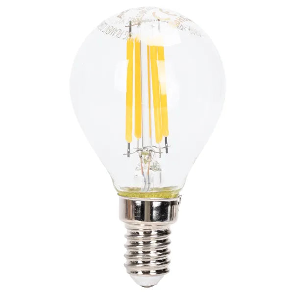 Ball lamp E14 dimmable warm white | G45 LED 4W~400Lm=38W halogen lighting | clear glass - 2700K