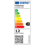 Plafondlamp Ø 23cm - zwart | warmwit 3000K | LED 12W=75W traditioneel licht | 230 V