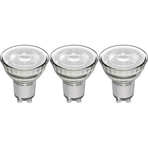 GU10 LED Spot MR16 - Warm White 2700K - 4W - 345 Lumen - Glass - Pack of 3