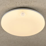 LED Ceiling Lamp 1600 lumens - 18W - Warm white 3000K - Motion sensor - IP54 - Ø30cm