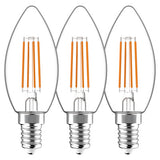 LED-Filamentkerze E14 – 470 Lumen – Warmweiß (2700 K) – 4,5 W – 3er-Pack